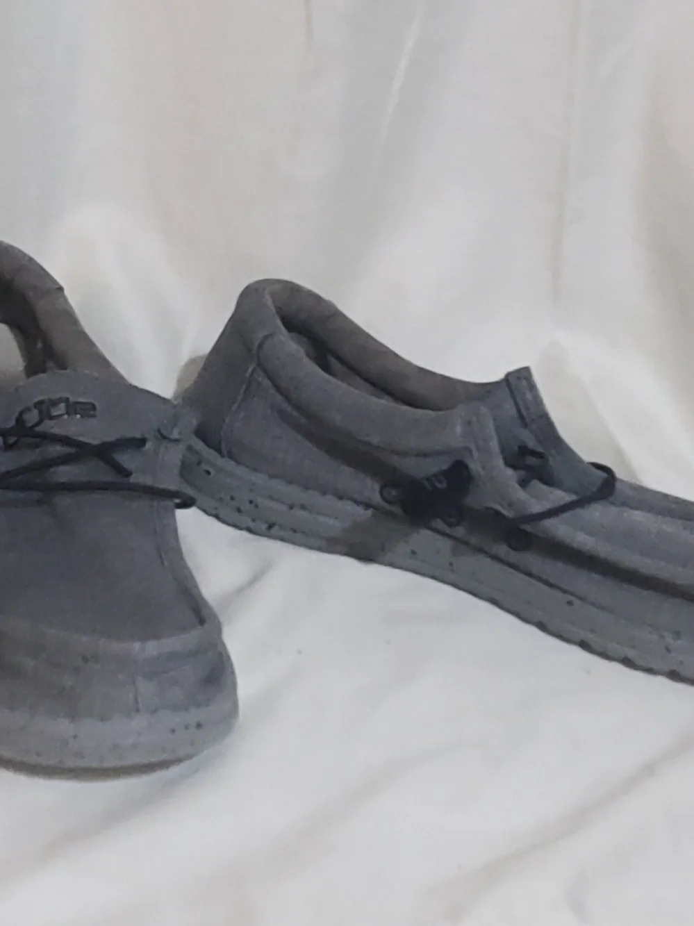 Hey Dude Men’s Gray Casual Slip-On Loafers